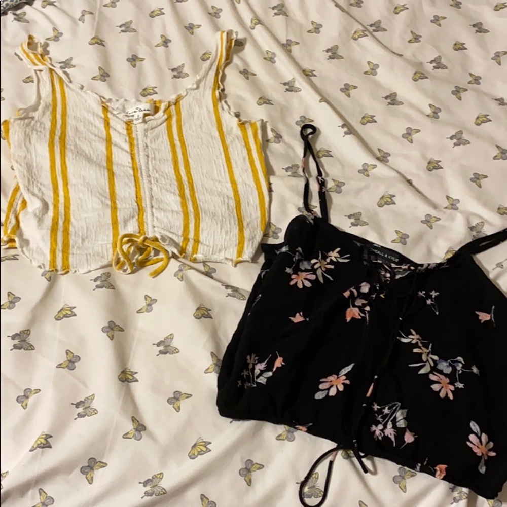 2 for 1 crop tops